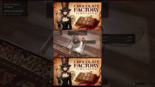 Teaser Gameplay of Chocolate Factory Simulator chocolatefactory chocolatefactorysimulator fyp [upl. by Atilam]