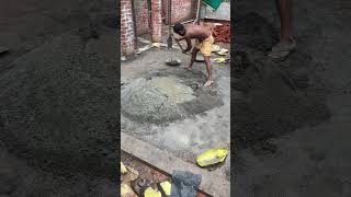 Cement Mortar Mixing Procedure For Brick Work construction civilsite civilengineering viral fyp [upl. by Nyladnewg967]