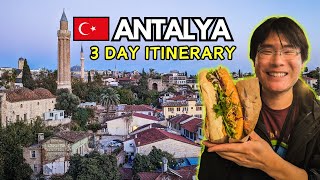 3 Days in ANTALYA Turkey Itinerary  Best Things To Do Where To Eat amp Stay [upl. by Yentirb262]