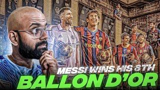 Lionel Messi wins 8th Ballon dOR  Ballon dOR 2023  A New Era begins [upl. by Initsed722]