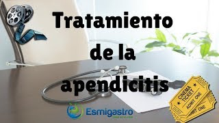 ¿Cuál es el tratamiento de la apendicitis [upl. by Valida]