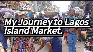 My Journey to Lagos Island MarketMandalas and Balogun Market nigeria market africa onyenjem [upl. by Samaria]