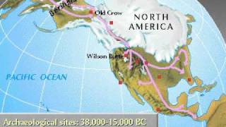 Grolier Multimedia Maps Prehistoric Peoples in North America [upl. by Lilith]