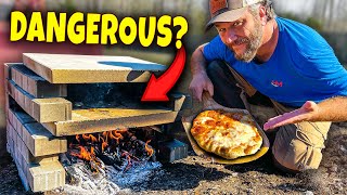 DIY Outdoor Pizza Oven In 5 Minutes [upl. by Derfnam]