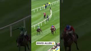 Envoi Allen denies Hewick in the Champion Chase at Down Royal horseracing youtubeshorts horserace [upl. by Medrek]