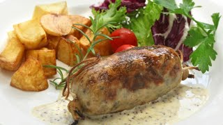 Recette  Andouillette sauce moutarde [upl. by Oballa]