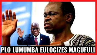 Prof PLO Lumumba On Late President Magufuli [upl. by Inatirb]