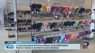 Ilhota lojas de moda praia e intima revelam tendências para o verão [upl. by Hippel]