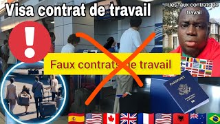 Urgent cris de cœur ‼️Les Faux contrats de travail comment éviter les arnaques [upl. by Cardon]