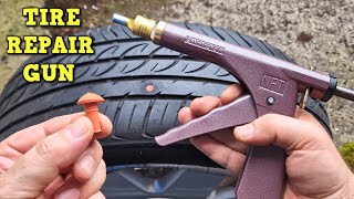 Tire Gun Puncture Repair Kit [upl. by Ahsina8]