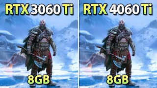 RTX 3060 Ti vs RTX 4060 Ti  Test in 10 Games  DLSS 3 amp FSR 31 Frame Generation [upl. by Anaud]