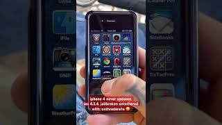 iphone4 ios 4 original baseband never updated jailbreakiphone cydia shorts ios4 tweaks ios [upl. by Enyleve368]