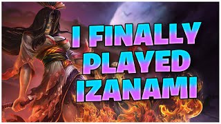 I FINALLY PLAYED IZANAMI  S11 SMITE RANKED [upl. by Eigram]