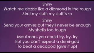 Moana  Jemaine Clement  Shiny Lyrics [upl. by Silisav269]