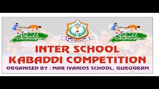 Inter School Kabaddi competition held at MIS School Mar Ivanios School Budhera Gurugram [upl. by Rakabuba]