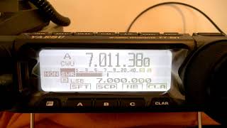 Yaesu FT891 vs Yaesu FT897 CW No filters [upl. by Weinreb]