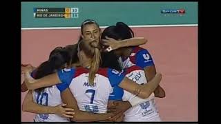 Amazing play by Mari Steinbrecher Minas vs UnileverRio 1112 [upl. by Tadeo]