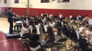 2015 NYACK MIDDLE SCHOOL 6th GRADE BAND SPRING CONCERT  quotSuncatcherquot by James Curnow [upl. by Apostles921]