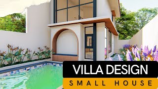 small villa type house design 6x15 Meters [upl. by Akemal]