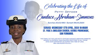 Celebrating the Life of Petty Officer Candace AbrahamSimmons [upl. by Anuaik]