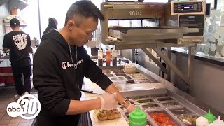 Minimum wage fast food worker pay increase impacting local businesses [upl. by Sutsuj747]