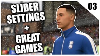 FIFA 22  Goalkeeper Career Mode 03  MY SLIDER SETTINGS [upl. by Jada]