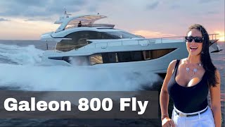 Inside The 6000000 Ultimate Luxury Yacht  Galeon 800 Fly [upl. by Gray]