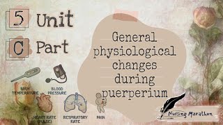 Unit5  PartC  General physiological changes during puerperium nmsquad 🖤 [upl. by Emina]