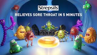 Strepsils for fast effective relief at first signs of sore throat [upl. by Llertnov]