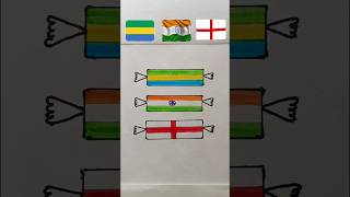 Indian Flag 🇮🇳 England Flag 🏴󠁧󠁢󠁥󠁮󠁧󠁿 Gabon Flag 🇬🇦Chocolate Design shorts trending india [upl. by Uke]