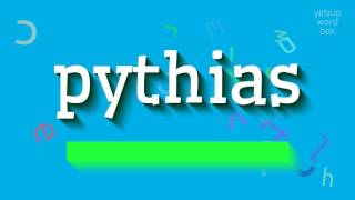 How to say quotpythiasquot High Quality Voices [upl. by Enovi]