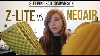 Thermarest ZLite vs Neoair Sleeping Pad Comparison [upl. by Benco457]