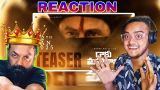 Daaku Maharaaj Teaser Reaction  Nandamuri Balakrishna  Bobby Kolli  Thaman S  S Naga Vams [upl. by Onairot622]