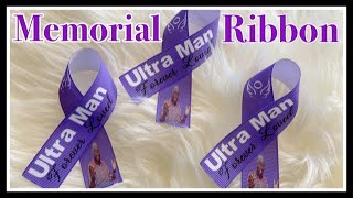 Homegoing Ribbon Tutorial  Memorial Ribbon  In memory of [upl. by Dibri301]