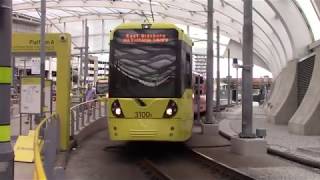 Manchester Metrolink M5000 Trams at St Peters Square amp Victoria Station July 2018 [upl. by Jazmin]