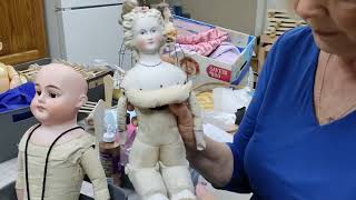 Parian doll in for repair [upl. by Adnorrehs]