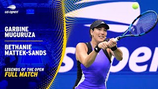 Garbine Muguruza vs Bethanie MattekSands Full Match  2024 US Open [upl. by Rosemary]