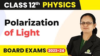 Polarization of Light Part 1  Wave Optics  Class 12 Physics 202223 [upl. by Atnima]