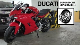 MotoVLOG Ducati SuperSport Upgrades by Big Bike Tech [upl. by Lauritz409]