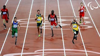 Athletics  Mens 200m  T44 Final  London 2012 Paralympic Games [upl. by Aneras]