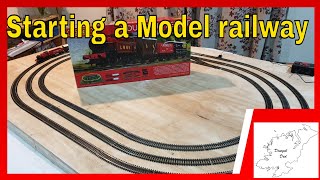 2 Model Railway Build for Beginners Starting a Model Railway with a Train Set [upl. by Llerat]