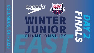 Day 2 East Finals  2023 Speedo Winter Junior Championships [upl. by Atirabrab]