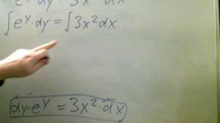 Differentialgleichungen 1 Ordnung  Variablentrennung Separation der Variablen [upl. by Boyd]