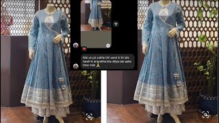 बिलकुल अलग तरीके से बनाना सीखे अंगरखा कुर्तीAngrakha Kurti Cutting And Stitching Very Easy Tutorial [upl. by Alegnatal]