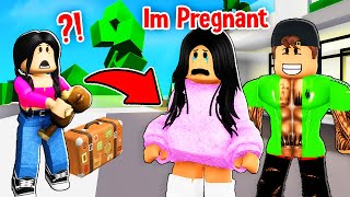 I Got Adopted by ONLINE DATER FAMILY in Roblox Brookhaven [upl. by Ailil251]