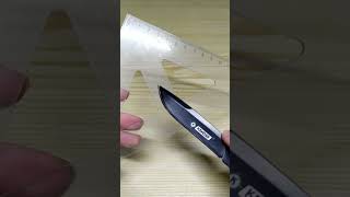 SIMPLE ASMR 1162  KNIFE AND RULER asmr asmrsounds [upl. by Jaala]