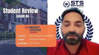 Student Review  𝐙𝐨𝐡𝐚𝐢𝐛 𝐀𝐥𝐢  STS Global Education [upl. by Seuguh650]