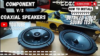 Which Speakers to buy  Components Or Coaxial Speakers  Output Explained audio viral caraudio [upl. by Mutat]