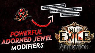 These Niche Adorned Jewel Modifiers Are STRONG  Path of Exile Affliction [upl. by Layne]