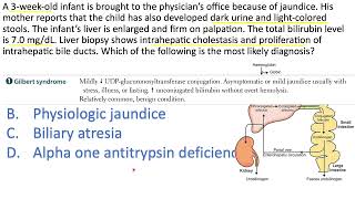 Jaundice Questions Unconjugated hyperbilirubinemia vs Conjugated hyperbilirubinemia [upl. by Bayly463]